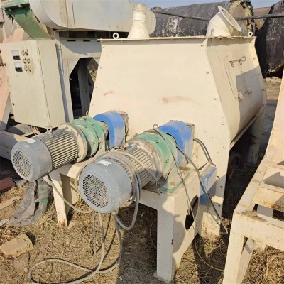 二手不锈钢双轴混合机 饲料桨叶混料机 砂浆粉体无重力搅拌机 回收图3