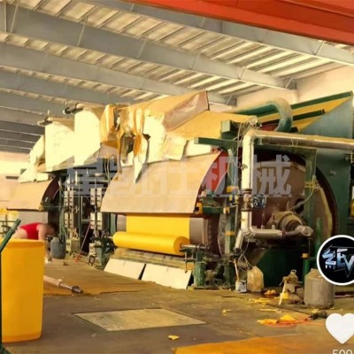 二手废纸造纸机设备 1575火纸造纸 循环水火缸机 网笼 烧纸机安装 火纸图3