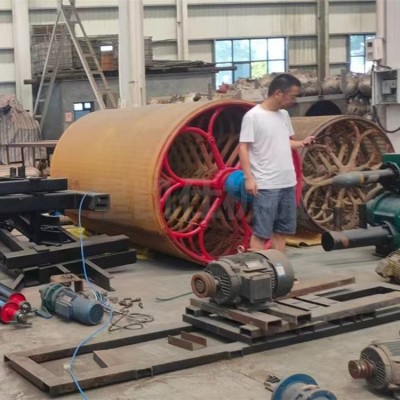 二手废纸造纸机设备 1575火纸造纸 循环水火缸机 网笼 烧纸机安装 火纸图5