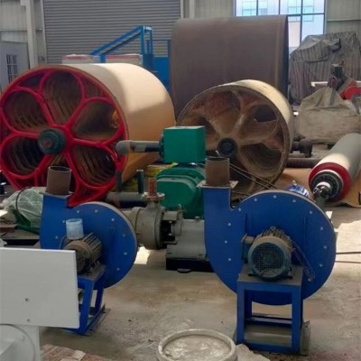 二手废纸造纸机设备 1575火纸造纸 循环水火缸机 网笼 烧纸机安装 火纸图4