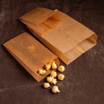 食品级防油纸袋风琴袋牛皮纸袋炸鸡袋烤串袋汉堡打包袋点心包装袋图4