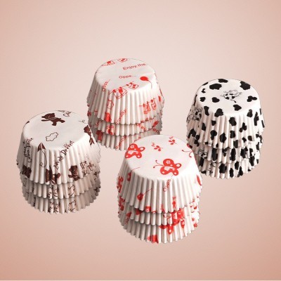 食品级防油蛋糕纸杯面包底托耐高温烤箱专用6-12cm烘焙包装批发图3