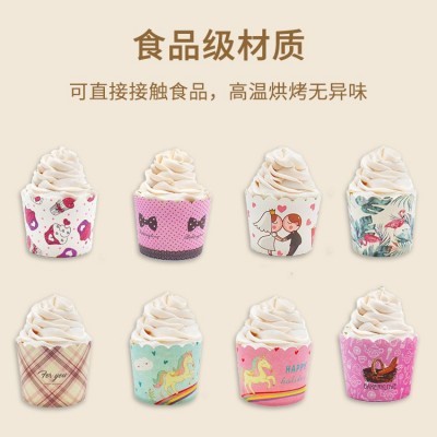 烘焙蛋糕托耐高温马芬蛋糕纸杯节日派对防油纸托厂家直销图4