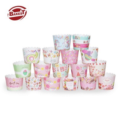 焙斯特 新款耐高温机制蛋糕纸杯一次性马芬杯烤箱烘焙纸托图3