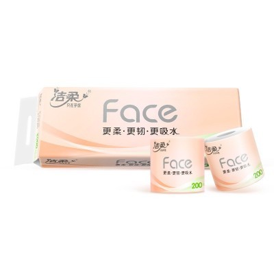 洁柔卷纸粉Face有芯卷纸10卷4层2000g卫生纸厕所用纸家用 PJ214-10图3