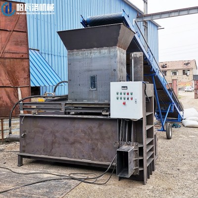 木屑碎纸屑打包机 三缸液压木刨花套袋机 酒糟稻壳打包机厂家图3