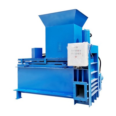 木屑碎纸屑打包机供应 碎渣压缩装包机 木刨花打包装袋机厂家图4