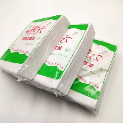 靓云皱纹卫生纸厕纸草纸散装卫生纸平板卫生纸医院B超纸家用手纸图3