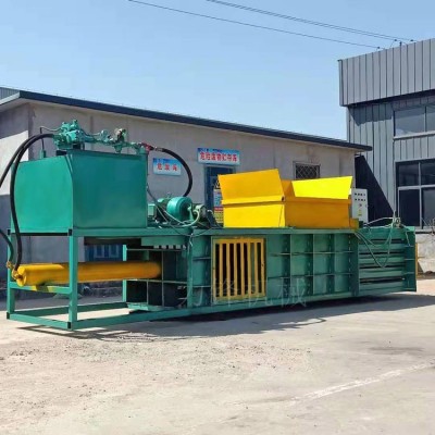 废纸板箱塑料打包机 160吨矿泉水瓶打包机 废品编织袋压缩打包机