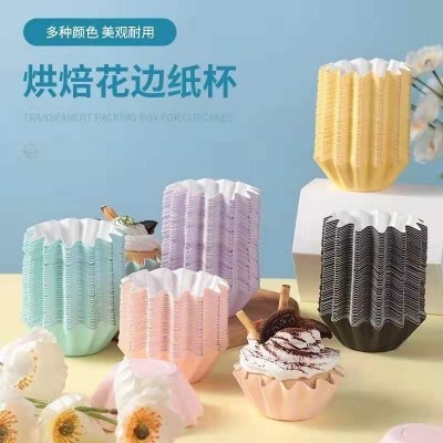 雪媚娘防油纸杯钵仔糕碗布丁杯盏托耐高温马芬烤蛋糕蛋挞纸杯图4