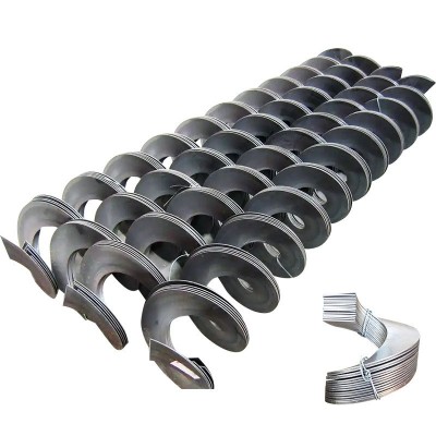 螺旋叶片绞龙碳钢锰钢304不锈钢连续叶片螺旋单片输送机绞龙叶片图5