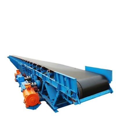 大倾角重型裙边爬坡输送机皮带提升机装车防滑运输沙石矿石工业图5