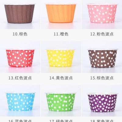 高温蛋糕杯 5039卷口杯 4435马芬卷边杯3830卷口淋膜杯厂家直销图4