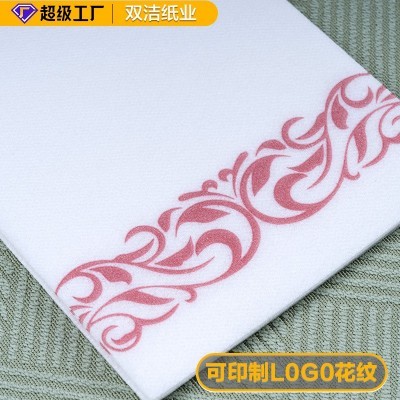 现货批发25片无尘纸巾金色花纹印刷餐巾纸亚马逊跨境口布巾图4