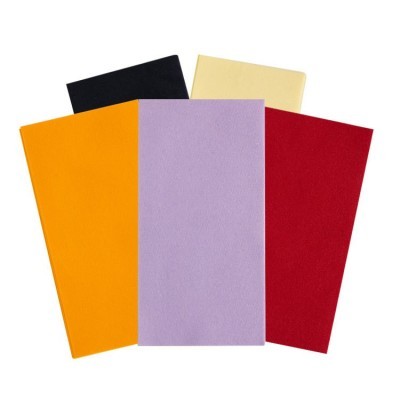 跨境热卖彩色无尘纸餐巾纸可印Logo 红色黑色口布巾餐厅纸巾定制图2