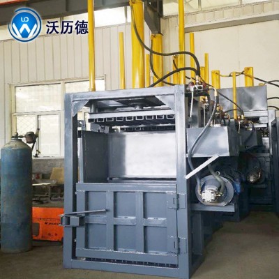 立式打包机 60吨双缸打包 废纸壳易拉罐塑料瓶回收打包图4