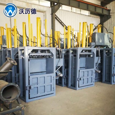 立式打包机 60吨双缸打包 废纸壳易拉罐塑料瓶回收打包图2