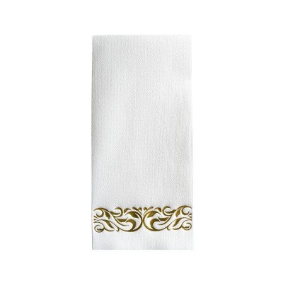 一次性亚马逊热销无尘餐巾纸金色花纹 43*30 25片/50片 现货可定制图4