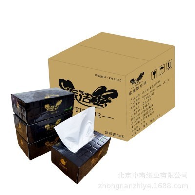 派洁士盒装抽纸 商务硬盒纸抽 家用卫生纸整箱面巾纸擦手纸餐巾纸图5