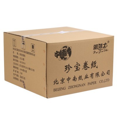 厂家直售卫生纸 纯木浆大盘卷纸 批发双层800g厕所 大卷纸12卷/箱图5