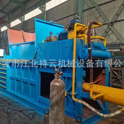 卧式废纸液压打包机全自动生活垃圾压缩打包机塑料瓶废纸箱打包机图2