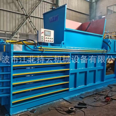 卧式废纸液压打包机全自动生活垃圾压缩打包机塑料瓶废纸箱打包机图4