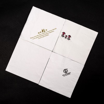 厂家直供 彩色餐巾纸 方巾纸 广告纸巾 可印LOGO酒吧酒店饭店餐厅图4