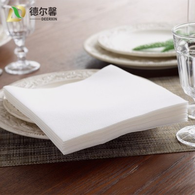 订制无尘纸 订做LOGO餐巾纸酒店餐厅咖啡纸巾 广告外贸纸 巾40*40图2