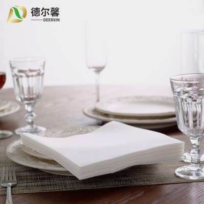 订制无尘纸 订做LOGO餐巾纸酒店餐厅咖啡纸巾 广告外贸纸 巾40*40图5