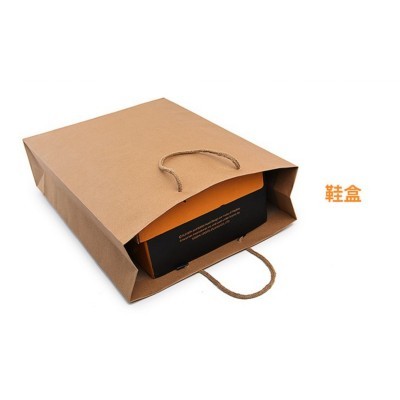 衣服手提袋环保牛皮纸袋定制纸质购物袋子小礼品盒包装袋批发定做图4