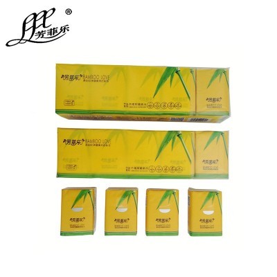 芳菲乐竹岛手帕纸 纸巾 原生竹浆本色纸 卫生纸餐巾纸5.6kg一件图4