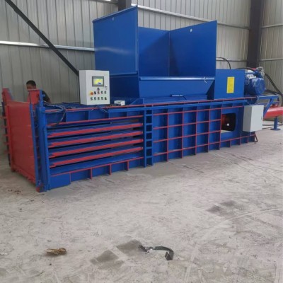 废纸塑料卧式小型液压打包机纸箱压缩打包机废品打包机厂家图3