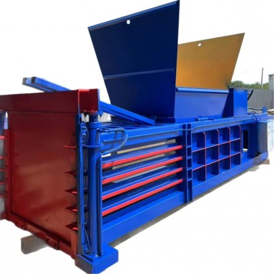 无纺布中小型卧式液压打包机纸皮废料液压打包机半自动打包机生产图4