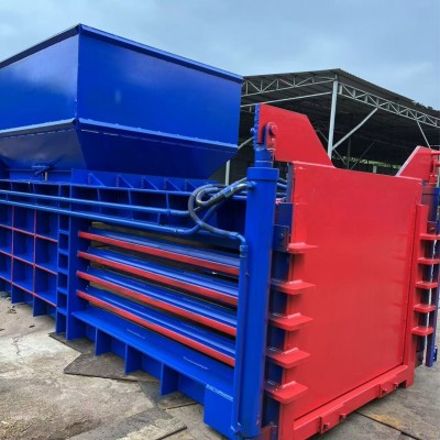 编织袋小型卧式液压打包机 纸板纸壳液压打包机废品站打包机厂家图2