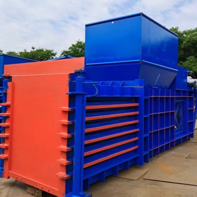 120吨废纸卧式打包机废铁皮易拉罐废布料压包机液压打包机厂家图3