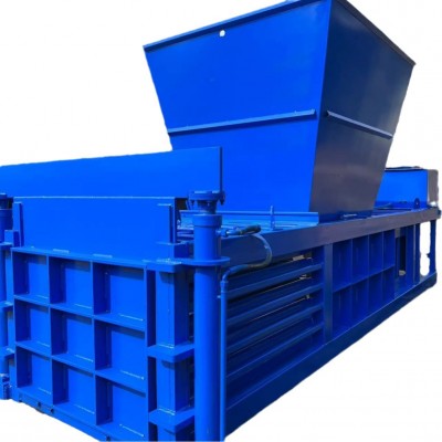 120吨废纸卧式打包机废铁皮易拉罐废布料压包机液压打包机厂家图5