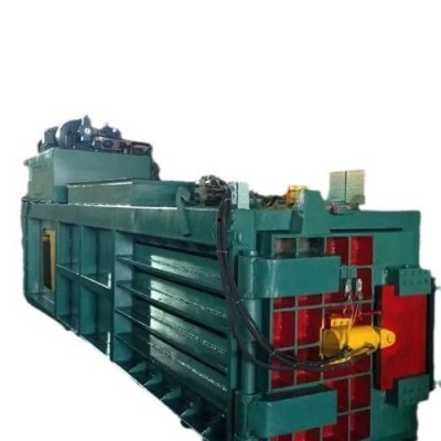 120吨大型卧式全自动打包机废纸废品边角料压缩自动打包机图2