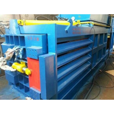 120吨大型卧式全自动打包机废纸废品边角料压缩自动打包机图3