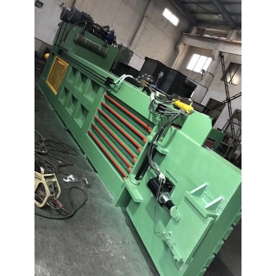 120吨大型卧式全自动打包机废纸废品边角料压缩自动打包机图4