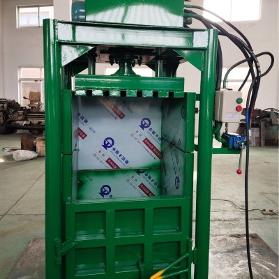 液压打包机定制棉纱立式液压打包机单双缸废料废纸边角料压缩图2