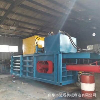 废纸箱液压打包机金属压块机 厂家新款卧式全自动液压设备图2