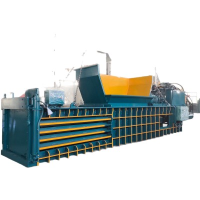 卧式全自动纸箱废纸边角料液压打包机塑料垃圾压缩液压打包机秸秆图2