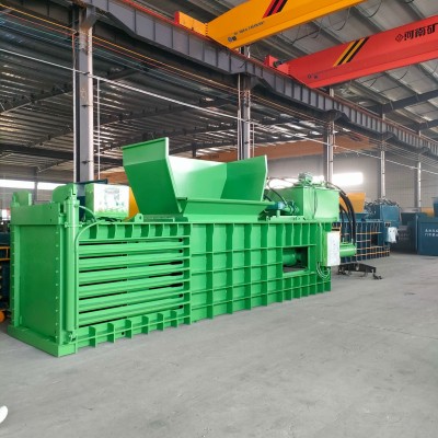 厂家直销卧式打包机废纸编织袋易拉罐塑料液压打包机废纸打包机图3