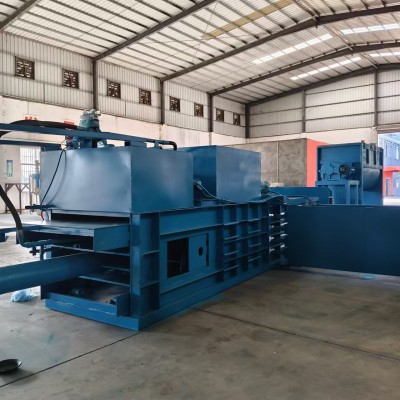 厂家直销卧式废纸液压打包机废铁废金属打包机环保捆扎机废料图2