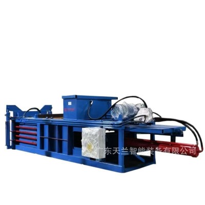 全自动液压打包机 大型卧式废纸编织袋打捆机 布料废料液压打包机图5