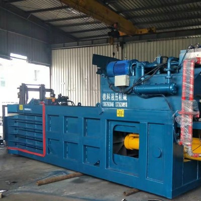 定制卧式废纸打包机 纸塑料易拉罐液压打包机 大型自动打包压缩机图3