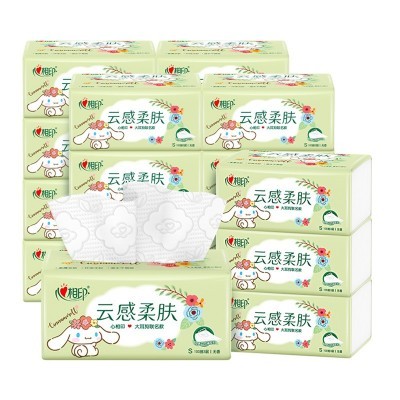 心相印三丽鸥大耳狗联名抽纸S码100抽云感柔肤整箱纸巾抖 音同款图3
