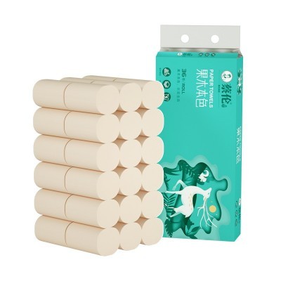 蔡伦卷纸整提批发家用擦手纸厕所卫生纸厂家直供屯一次用1年图2