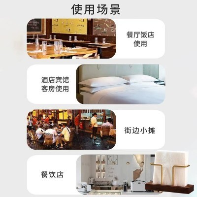 1/4折方形纸巾外卖餐厅专用方巾餐巾纸抽纸整箱酒店商用面巾纸图3