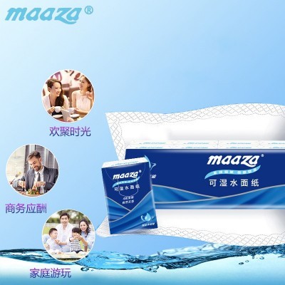 小包迷你可湿水手帕纸巾便携式随身装面巾纸4层6片加厚纸巾厂家图4